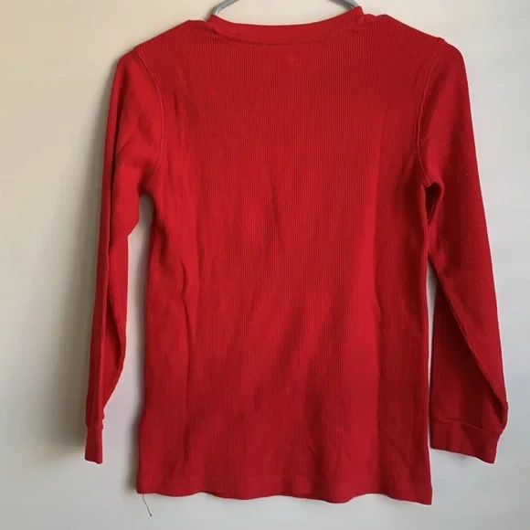 Old Navy American flag thermal long sleeve T-shirt size large (10/12) - Picture 3 of 3